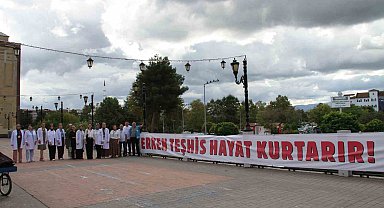 Çarşamba Tarihi Köprü'de Halk Sağlığı Haftası farkındalığı