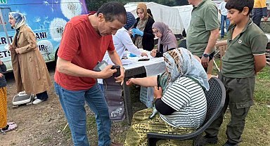 Çarşamba'da mevsimlik tarım işçilerine sağlık taraması