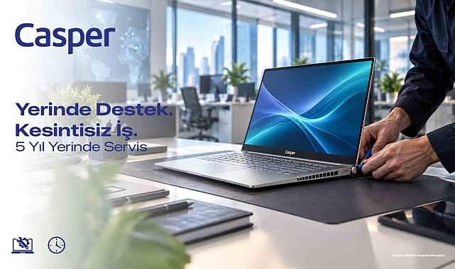 Casper'dan kurumsal müşterilere 5 yıla kadar yerinde servis desteği