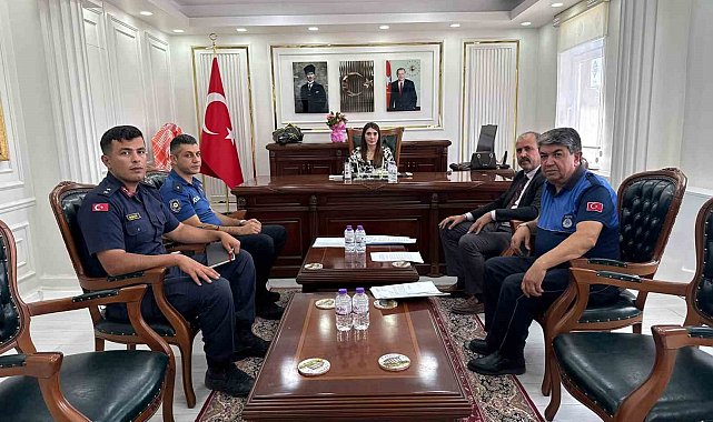 Çavdarhisar'da eylül ayı okul güvenliği toplantısı gerçekleştirildi