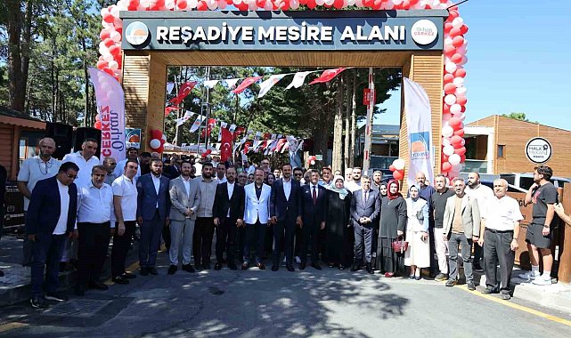 Çekmeköy'de Reşadiye Mesire Alanı törenle hizmete açıldı