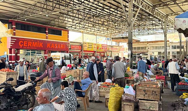 Çermik'te kurutma sezonu başladı