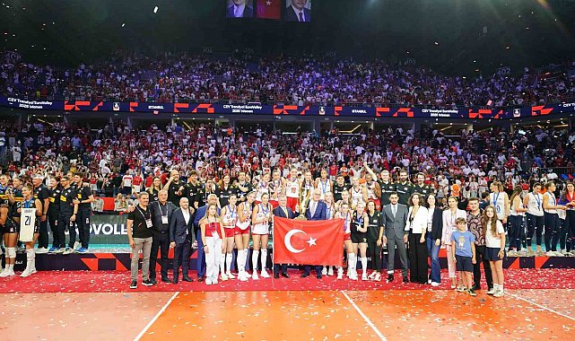 CEV Avrupa Şampiyonası'nda şampiyon Türkiye