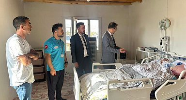 Cizre'de başhekimler evde sağlık hizmetlerinden yaralanan hastaları yalnız bırakmadı