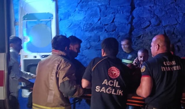 Cizre'de şarampole devrilen otomobilin sürücüsü yaralandı