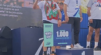 Cizreli sporcu, 'Bir Adım Daha' koşusunda 3. oldu