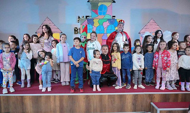 Çocuklar şenlikte sanatla ve eğlenceyle buluştu
