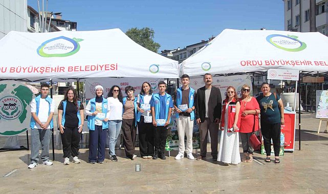Çocuklardan iklim değişikliğine karşı farkındalık etkinliği