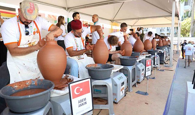 Çömlek Festivali'nde dünyaca ünlü eller yarıştı