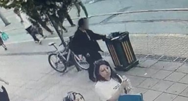 Çöp kutusunun üzerinde unutulan telefon 4 dakikada çalındı