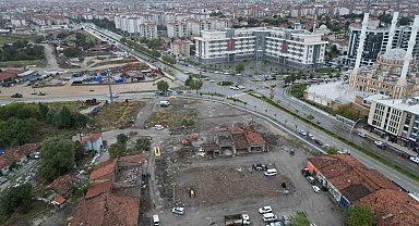 Çorum'da gençleri buluşturacak "Genç Park" Projesi çin yıkım çalışmaları sürüyor