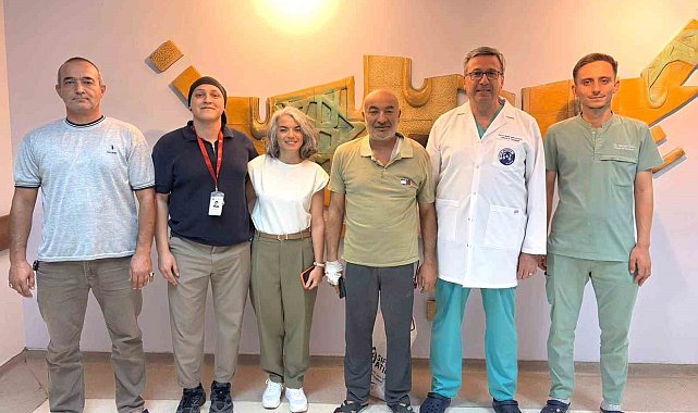 Çorum'dan gelen hastaya Erciyes Üniversitesi Hastaneleri'nde başarılı ameliyat