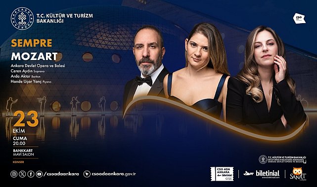 CSO Ada Ankara ekim ayında sanatseverleri zengin programıyla ağırlayacak