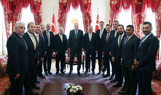 Cumhurbaşkanı Erdoğan, 4 spor kulübü başkanını kabul etti