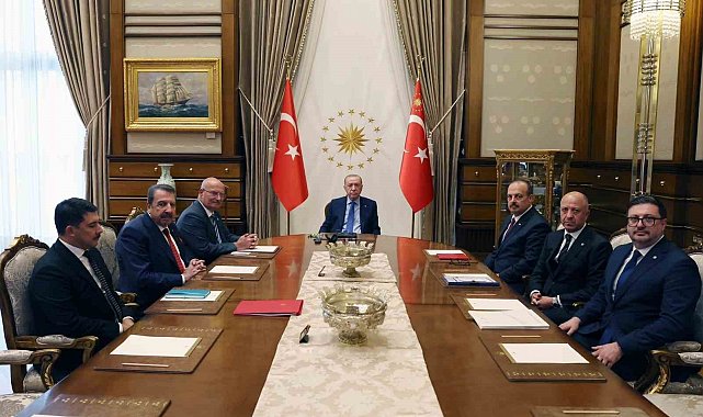 Cumhurbaşkanı Erdoğan, Ankara Valisi Canbolat'ı kabul etti