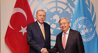 Cumhurbaşkanı Erdoğan, BM Genel Sekreteri Guterres ile görüştü