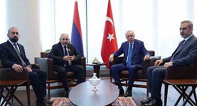Cumhurbaşkanı Erdoğan, Ermenistan Başbakanı Paşinyan'ı kabul etti