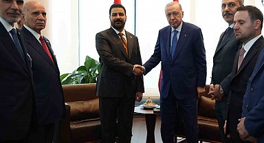 Cumhurbaşkanı Erdoğan, Irak Başbakanı Zeydi'yi kabul etti