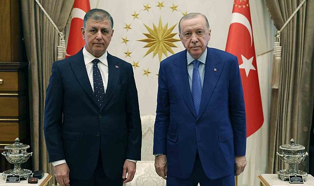 Cumhurbaşkanı Erdoğan, İzmir Büyükşehir Belediye Başkanı Tugay'ı kabul etti