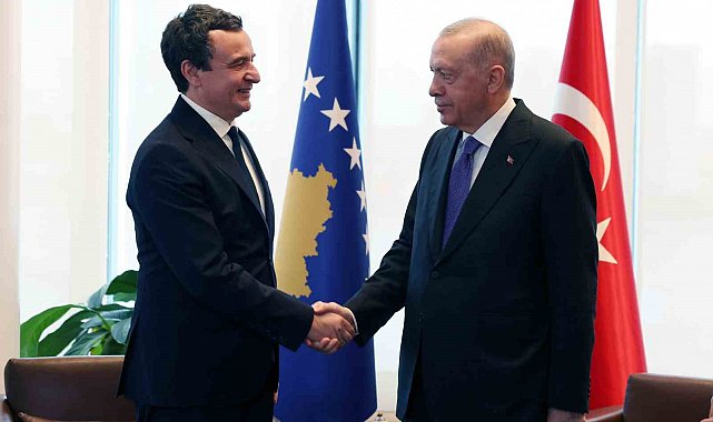 Cumhurbaşkanı Erdoğan, Kosova Başbakanı Kurti ile görüştü