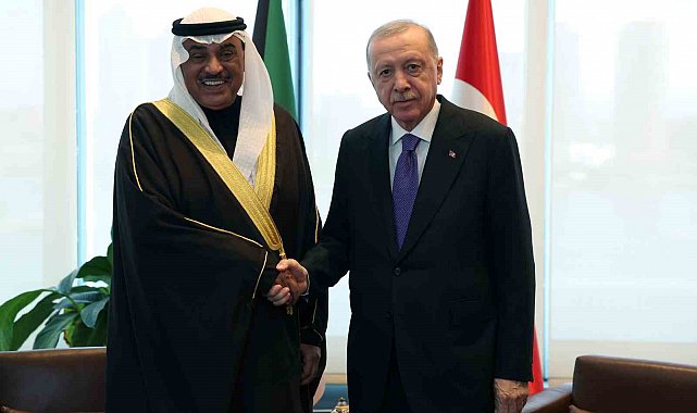 Cumhurbaşkanı Erdoğan, Kuveyt Veliaht Prensi Al-Sabah ile görüştü