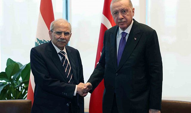 Cumhurbaşkanı Erdoğan, Lübnan Başbakanı Selam ile görüştü