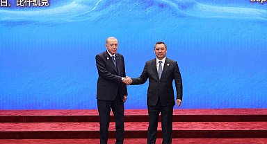 Cumhurbaşkanı Erdoğan, ŞİÖ+ formatlı zirveye katılmak üzere Irıs Ordo Kongre Merkezinde