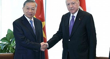 Cumhurbaşkanı Erdoğan, Vietnam Devlet Başkanı Lam ile görüştü