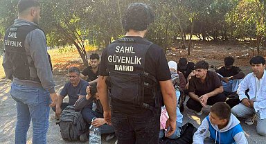 Dalaman'da 18 düzensiz göçmen yakalandı