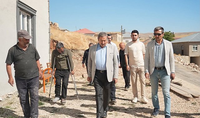 Darende'de Üçpınar Mahallesi'ne çevre düzenlemesi