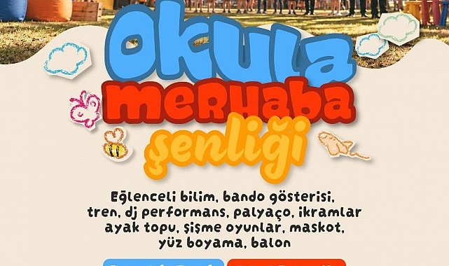 Denizli Büyükşehir 'Okula Merhaba Şenliği' düzenliyor