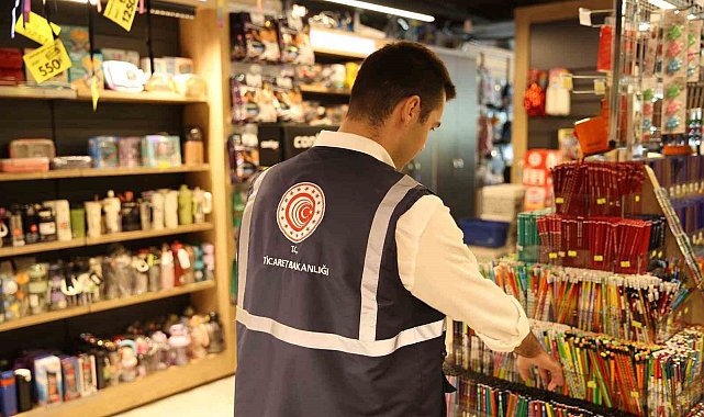 Denizli'de kırtasiye ve okul ürünlerine yönelik denetimler yoğunlaştırıldı