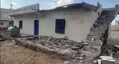 Deprem Hilvan'da hasara yol açtı