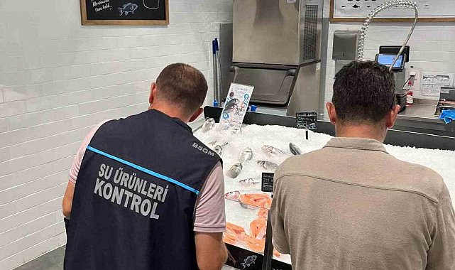 Didim'de su ürünleri satış yerleri denetlendi