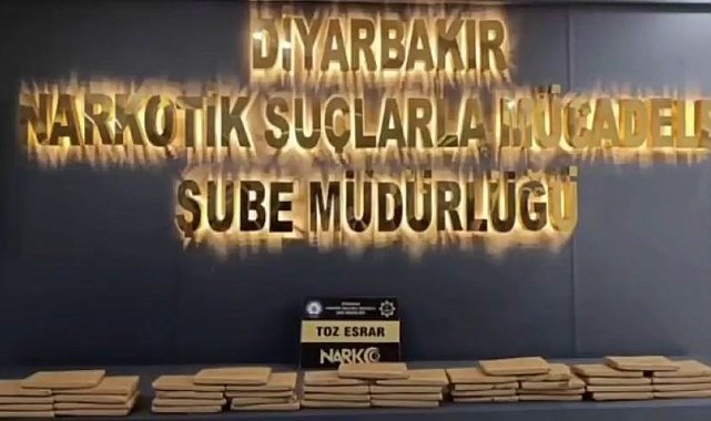 Diyarbakır'da 14 kilo esrar ele geçirildi, 1 kişi tutuklandı