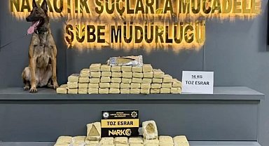 Diyarbakır'da 56 kilo esrar ele geçirildi: 2 kişi gözaltına alındı