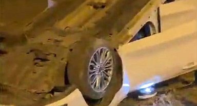 Diyarbakır'da otomobil takla attı: 1 yaralı