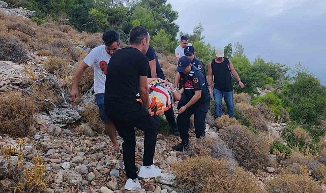 Doğa yürüyüşünde düşüp ayağından yaralanan Hollandalı turist kurtarıldı