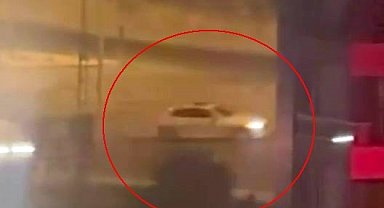 Drift atıp vatandaşlara geceyi zehir etti