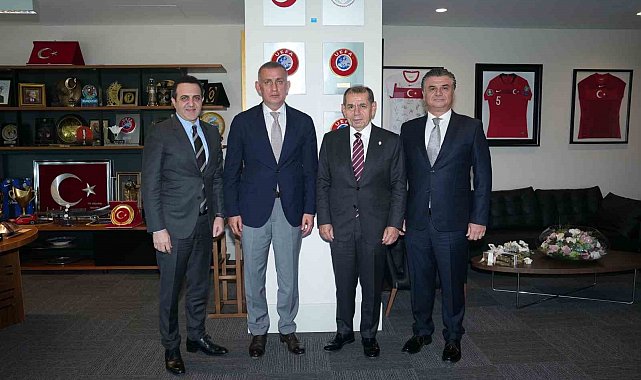 Dursun Özbek'ten TFF Başkanı Hacıosmanoğlu'na ziyaret