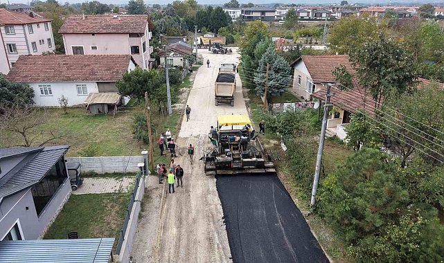 Düzce'de 48 bin ton asfalt döküldü