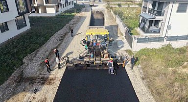 Düzce'de asfalt çalışmaları hız kazandı