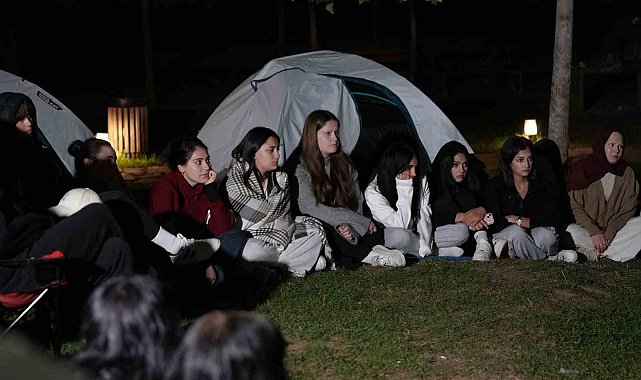 Düzce'de gençler doğa kampında buluştu
