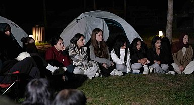 Düzce'de gençler doğa kampında buluştu