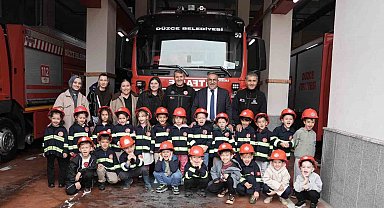Düzce'de minikler eğlenerek öğreniyor