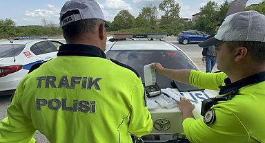 Düzce'de son bir haftada 216 araç trafikten men edildi