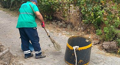 Efeler Belediyesi'nden, Eğrikavak'ta temizlik çalışması