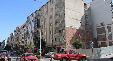 Efeler'de doğal gaz kaçağı paniği, 6 katlı bina tahliye edildi