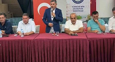 Eğitim Bir-Sen Muğla Şube Başkanı Uçak Fethiye'de iş yeri temsilcileri ve üyeler ile buluştu
