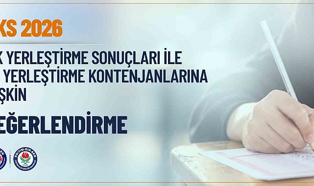Eğitim-Bir-Sen: "2026 YKS ilk ve ek yerleştirme sonuçları, yükseköğretimde kontenjan politikasının yeni bir yaklaşımla ele alınması gerektiğini göstermektedir"